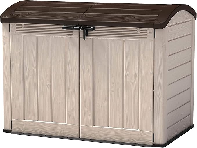 2000L Resin Outdoor Storage Shed — Extra Large Garden Storage Box