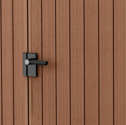 Darwin 6x4ft Double Door Garden Shed — Wood-Effect Outdoor Storage