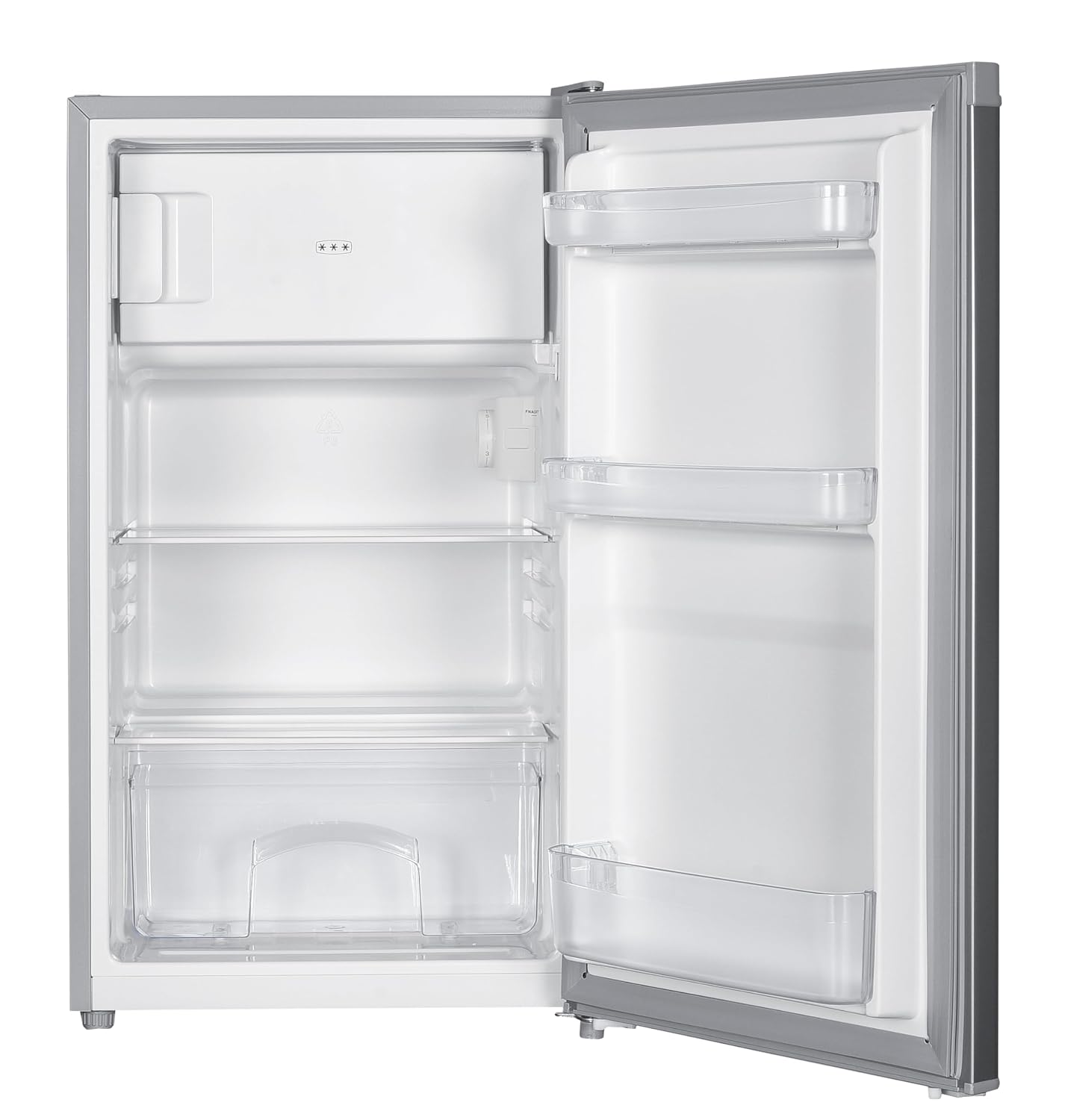 Undercounter Fridge 80L Reversible Door Silver