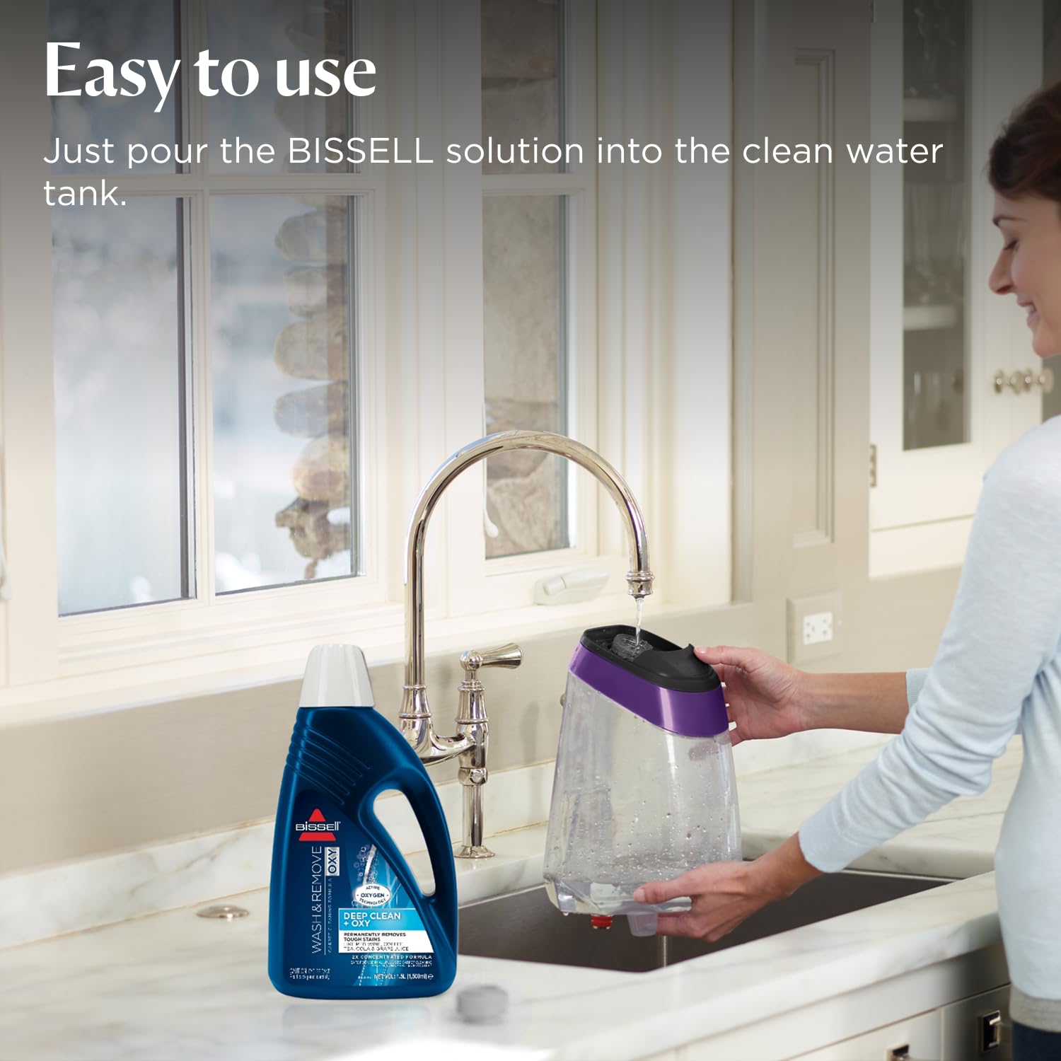 Carpet Cleaning Solution 1.5L Oxy Stain Remover Fresh Scent
