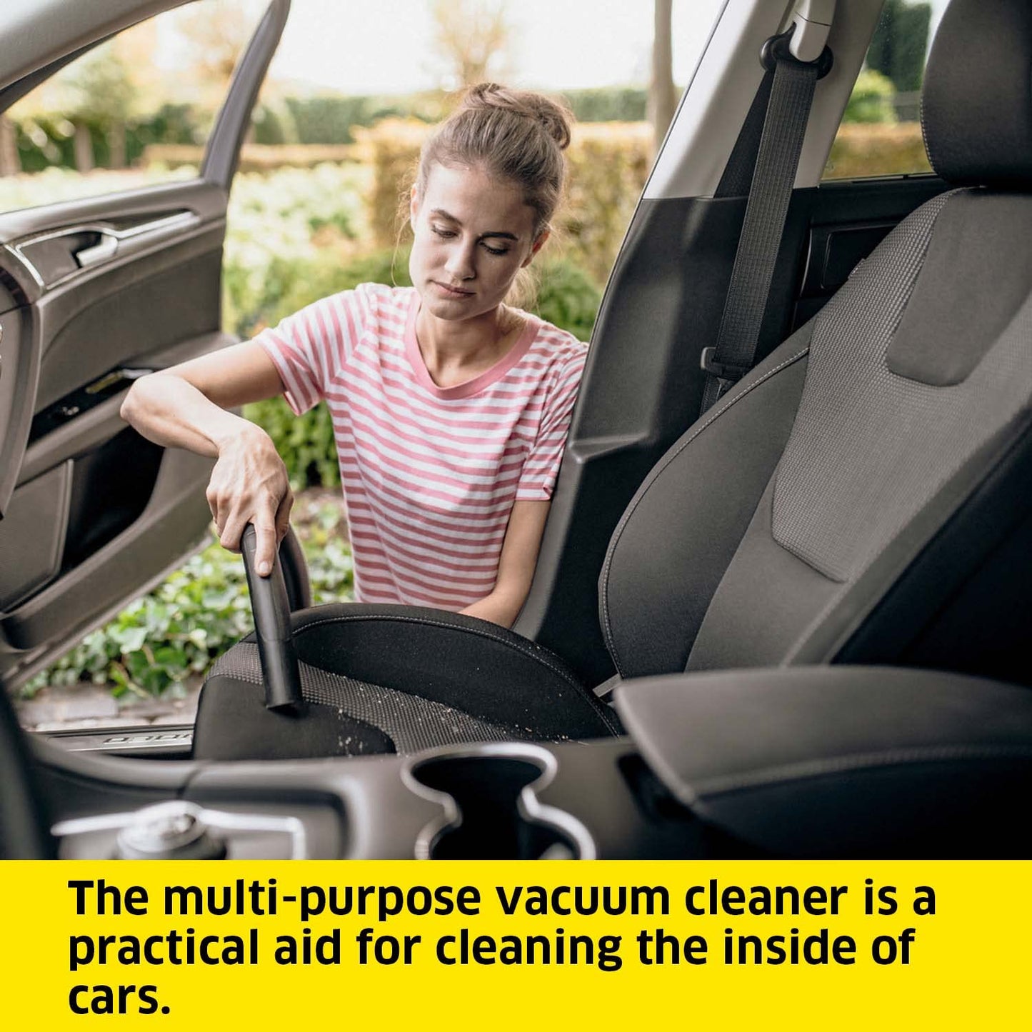 Wet And Dry Vacuum Cleaner 12L 1000W Blowing Function Yellow