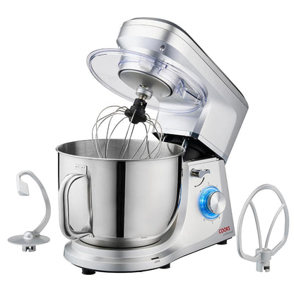 Stand Mixer 1200W 7L Stainless Steel Bowl 6 Speeds Pulse Pink