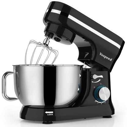 Stand Mixer 5-Quart 8-Speed 1000W Tilt-Head Black