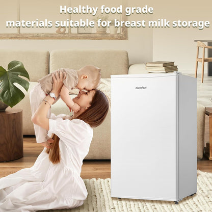 Under Counter Freezer 60L Freestanding With Reversible Door White
