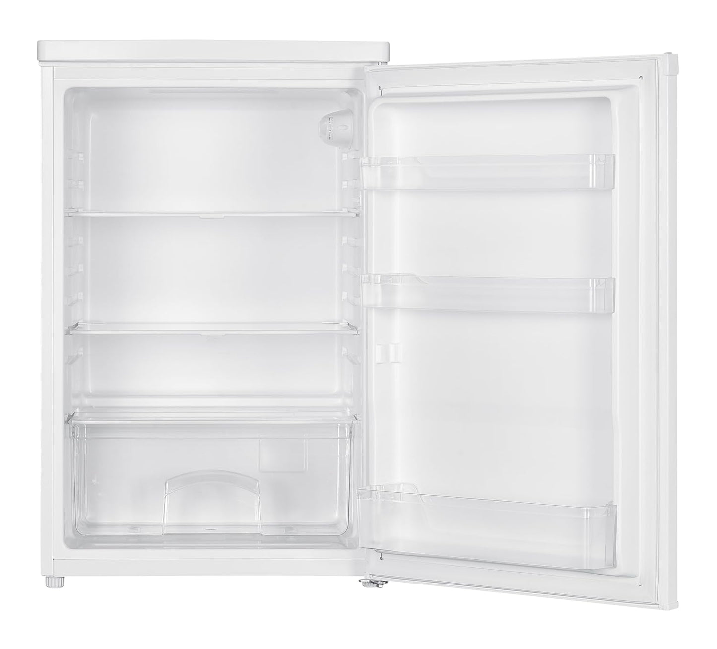 Under Counter Fridge 127L Adjustable Shelves Crisper Drawer White