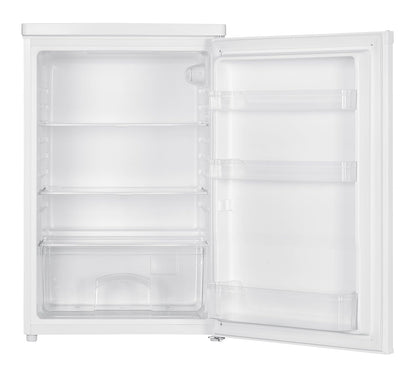 Under Counter Fridge 127L Adjustable Shelves Crisper Drawer White