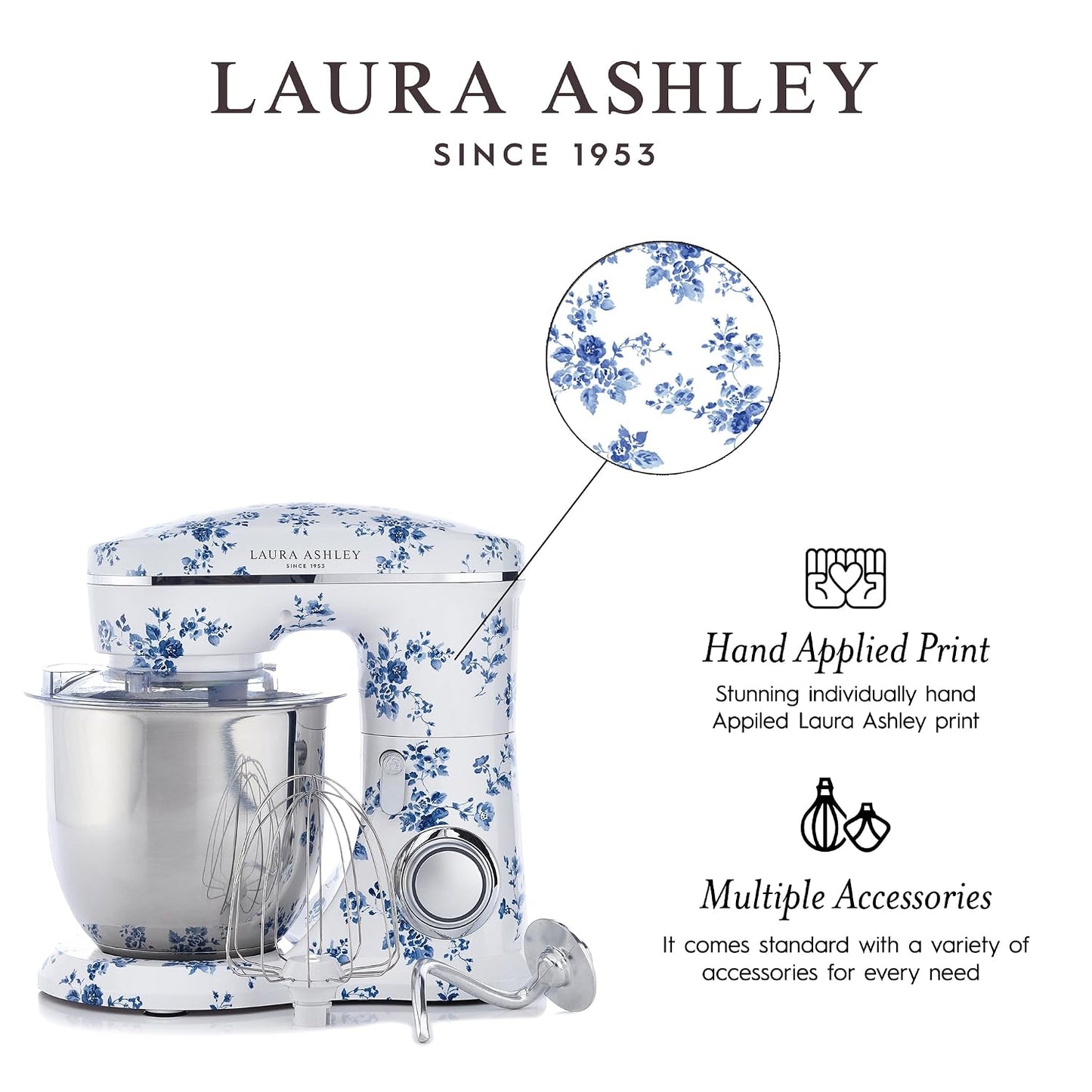 Stand Mixer 4.5L 1300W 10 Speed China Rose