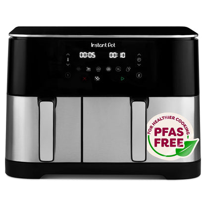 Dual Zone Air Fryer 8.5L 8-in-1 With Sync Cook Black
