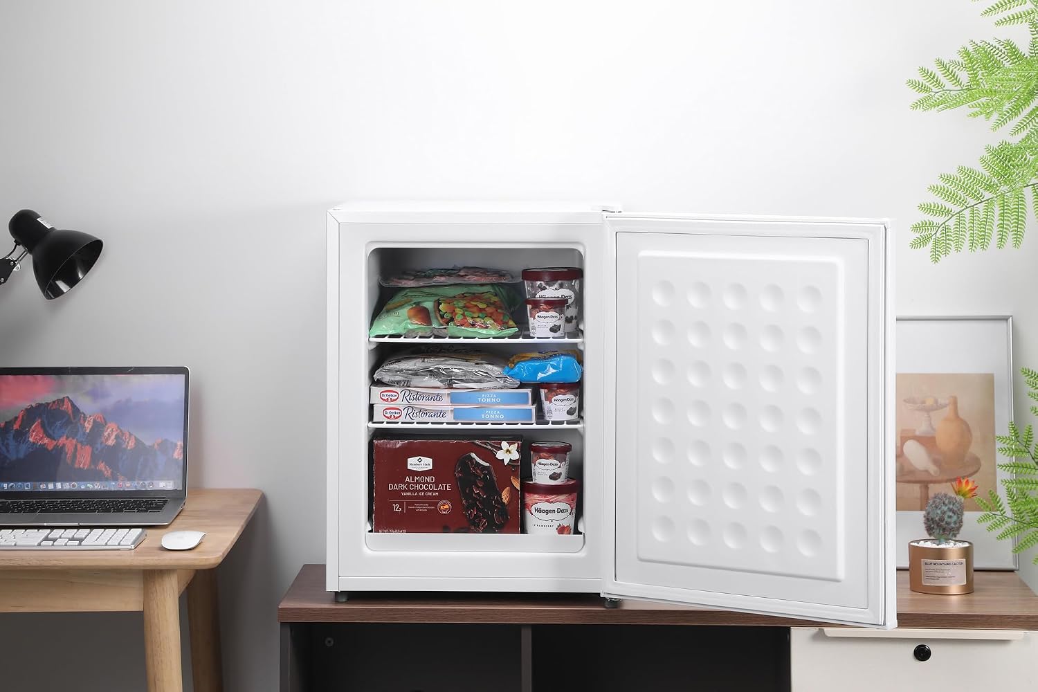 Mini Freezer 30L 4-Star Table Top With Reversible Door White