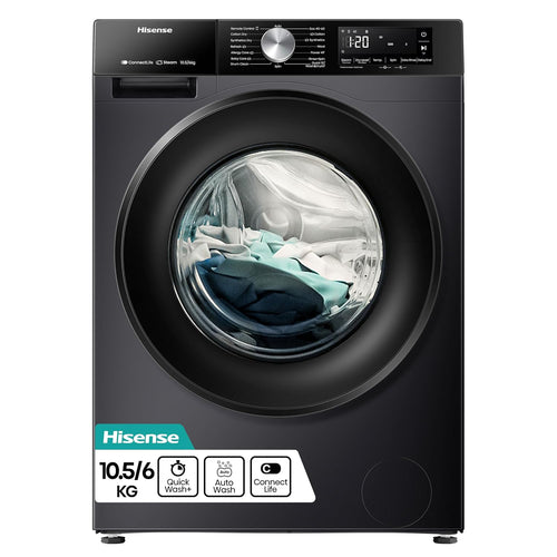Freestanding Washer Dryer 10.5Kg Wash 6Kg Dry 1400Rpm Black