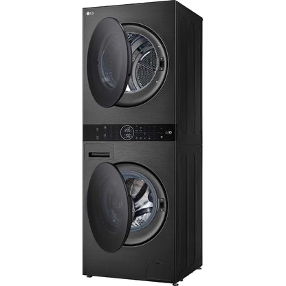 Washer Dryer Combo 12Kg Wash 10Kg Dry 1400Rpm Platinum Black