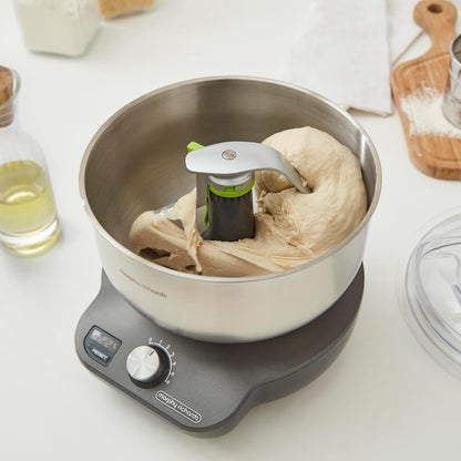 Stand Mixer 4L 650W 6 Speeds Dual Beaters Grey