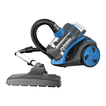 Bagless Cylinder Vacuum Cleaner 800W 2L HEPA Filter Graphite Blue