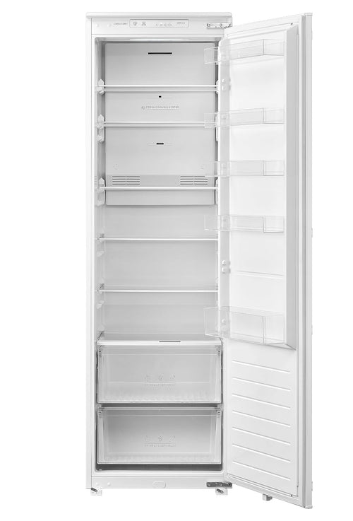 Built-In Larder Fridge 304L Adjustable Thermostat White Reversible Door