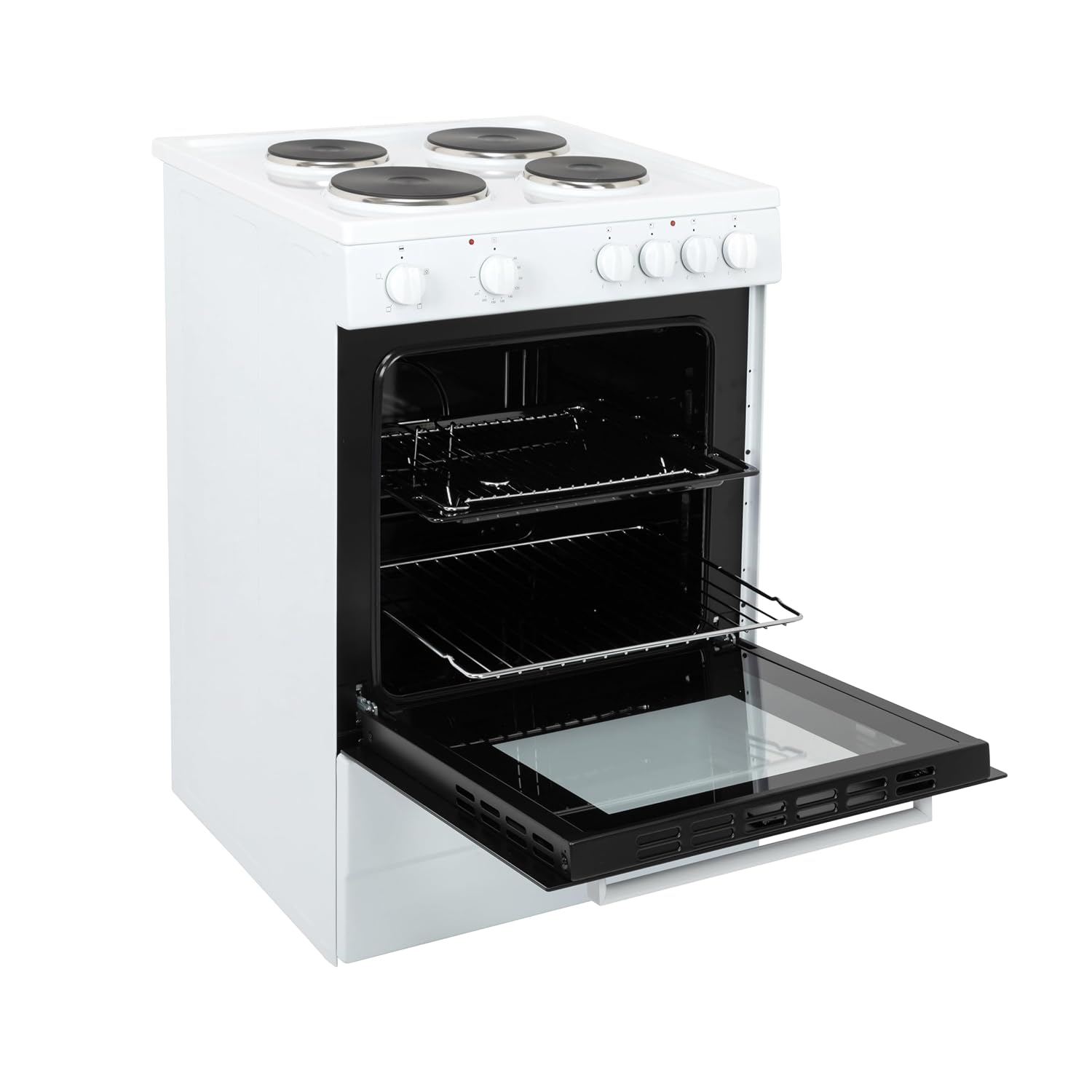 Freestanding Single Cavity Electric Cooker 68L 60cm White