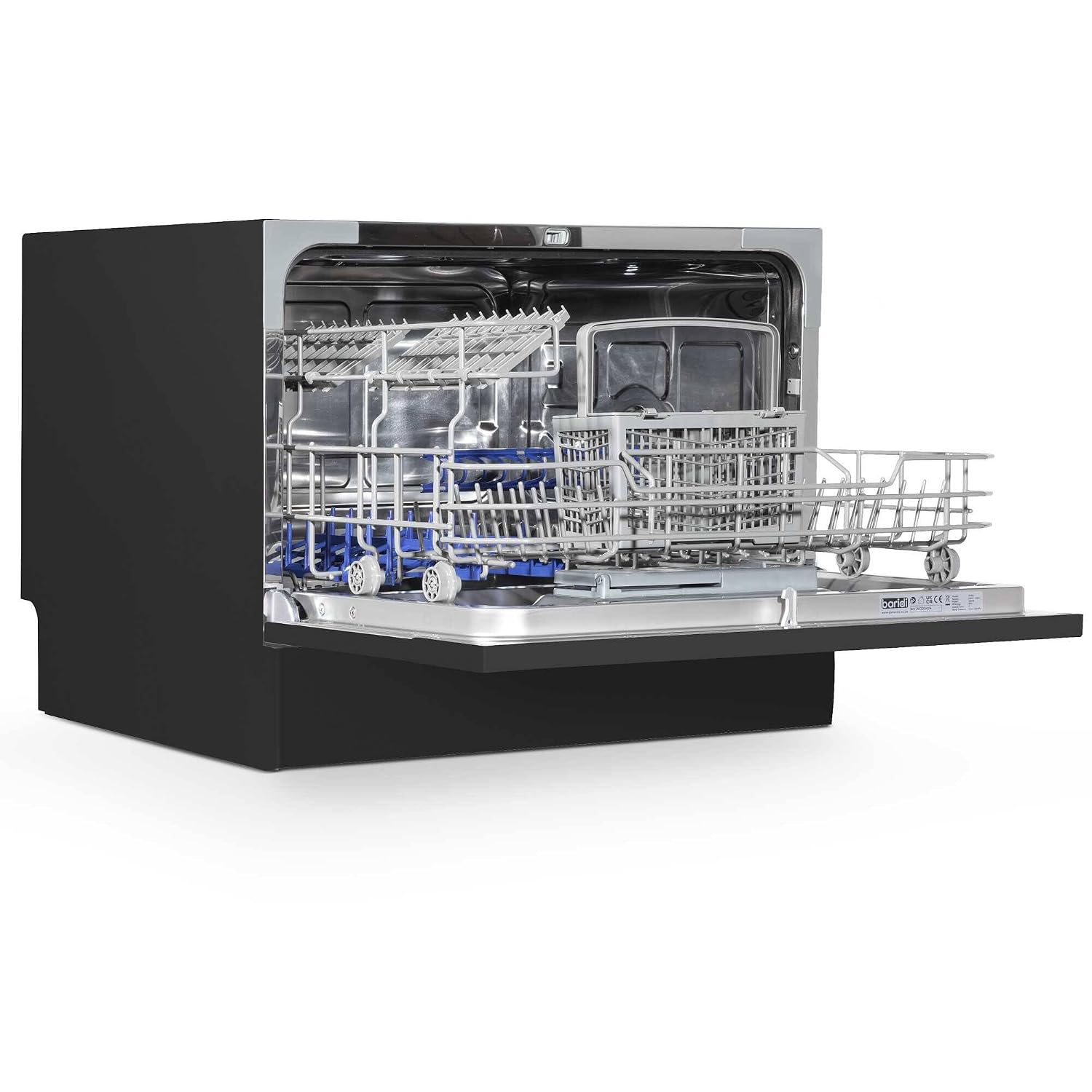 Table Top Dishwasher 6 Place Settings 6 Programmes Black
