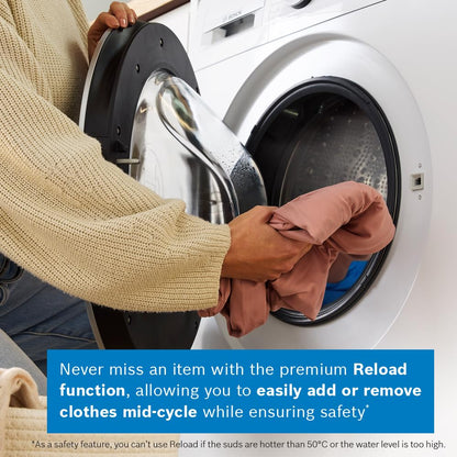 Freestanding Washer Dryer 10.5/6kg 1400rpm AntiStain White