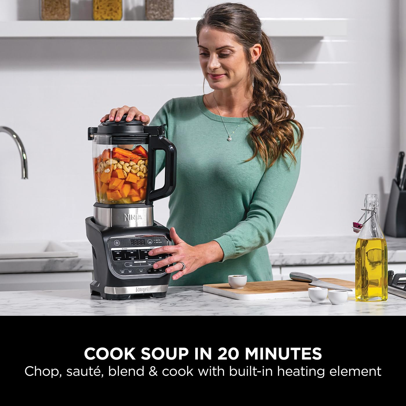 Blender & Soup Maker 1.7L 1000W 10 Auto-iQ Programs Black