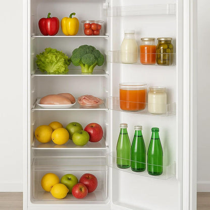 Freestanding Larder Fridge 242L Reversible Door White