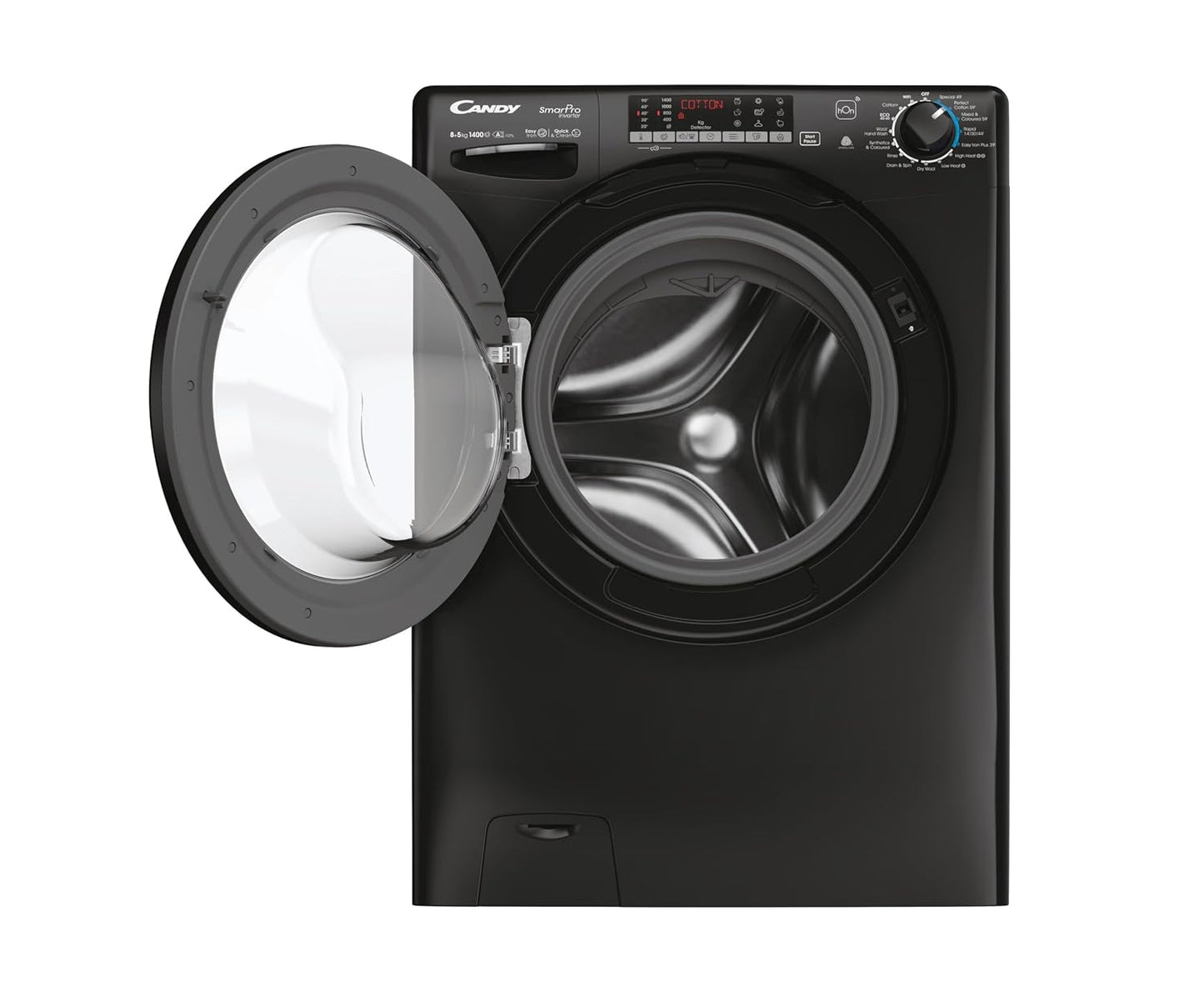 Freestanding Washer Dryer 8kg 5kg 1400RPM LED Display Black