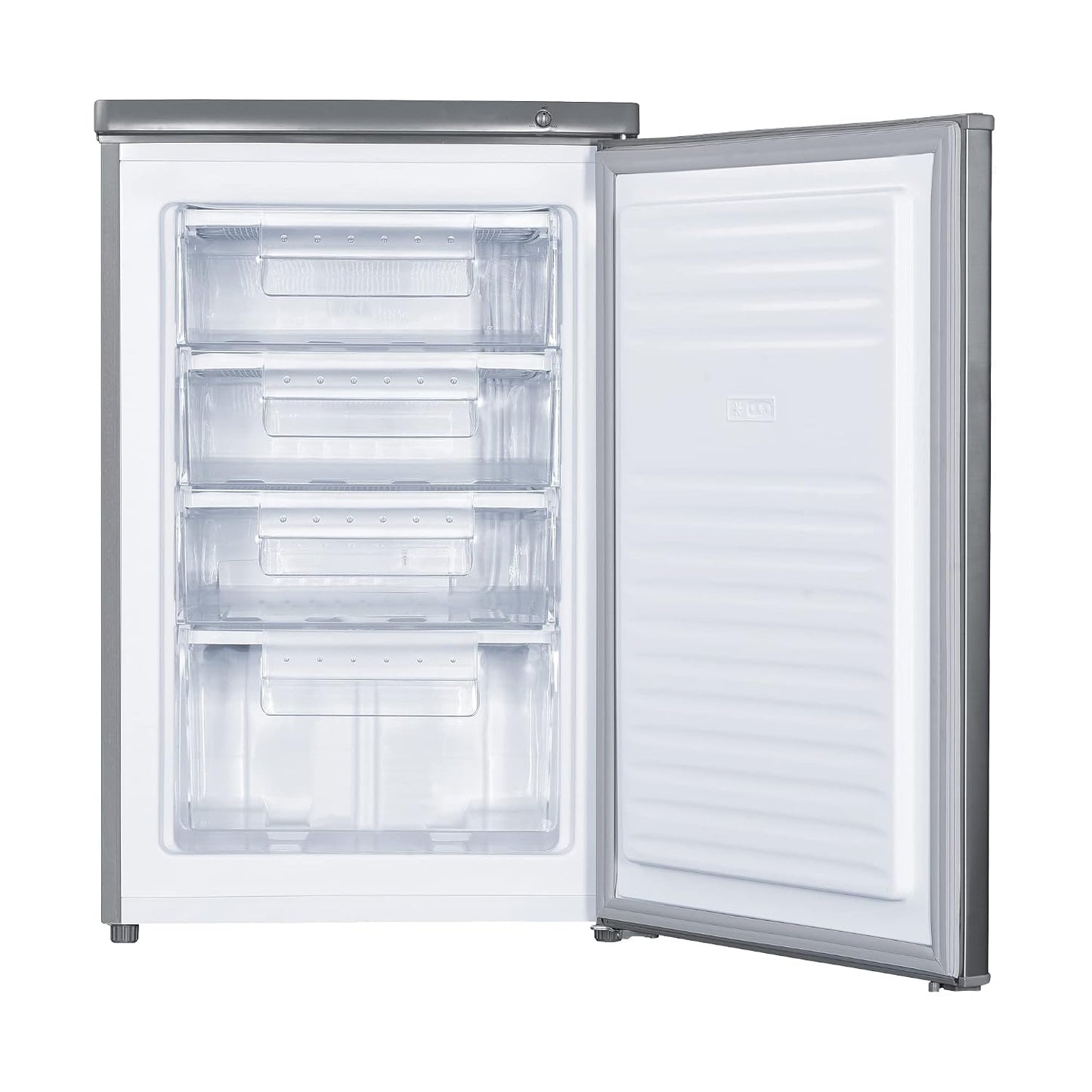 Freestanding Under Counter Fridge Freezer Set 136L 91L 55cm Inox