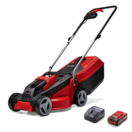 Cordless Lawn Mower 30cm 18V Brushless Motor Red Black