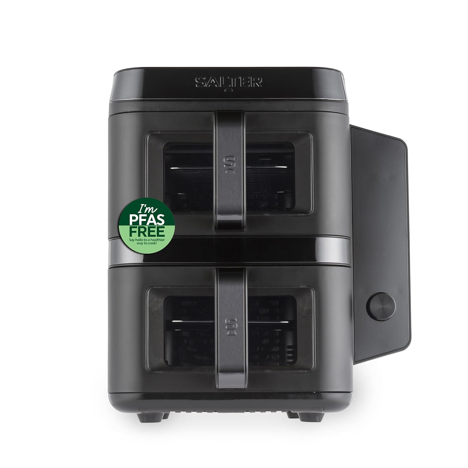 Double Stack Air Fryer 9L 2400W 12 Functions Black