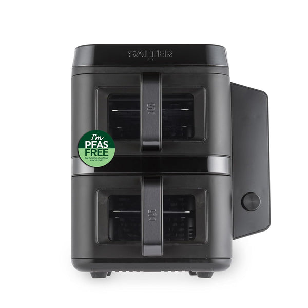 Double Stack Air Fryer 9L 2400W 12 Functions Black