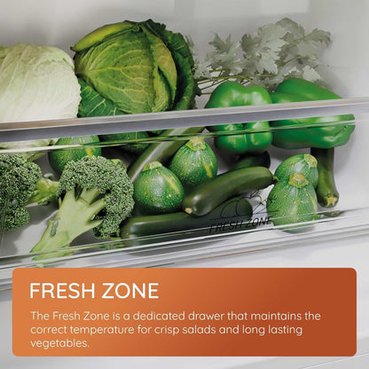 Under Counter Larder Fridge 128L 85cm Low Frost White Reversible Door