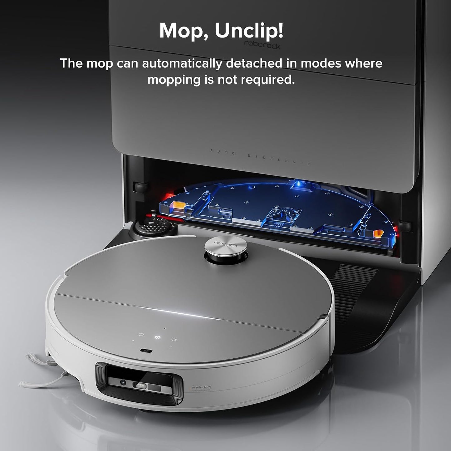Robot Vacuum Cleaner 22,000 Pa 3.14-Inch Ultra Slim Zero-Tangling AI 3.0 Obstacle Avoidance White