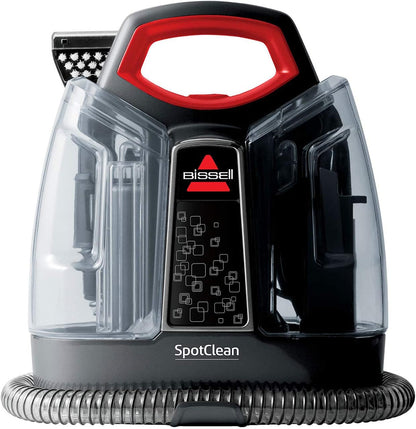 Portable Carpet Cleaner 330W HeatWave Technology Spot Cleaner Titanium/Red