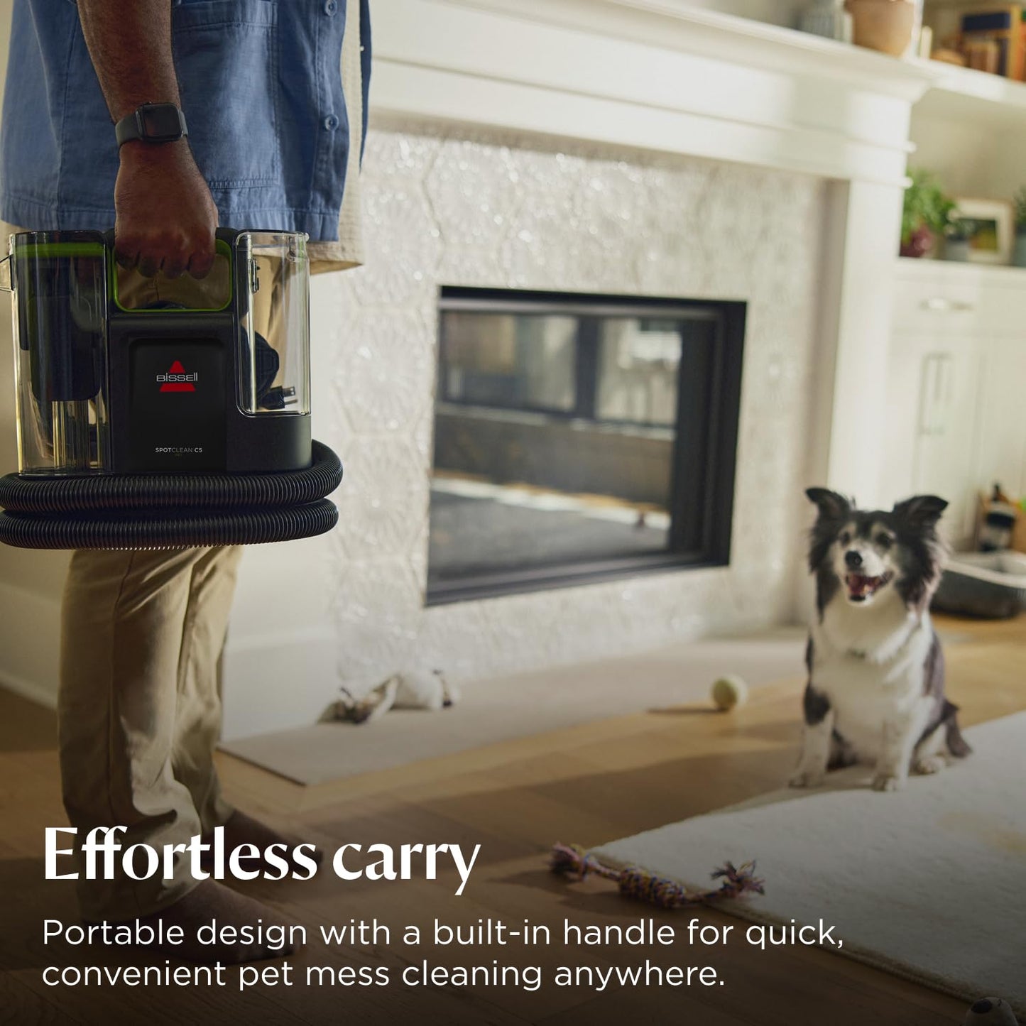 Portable Carpet Cleaner SpotClean C5 Pet 16,400Pa Suction Corded Black