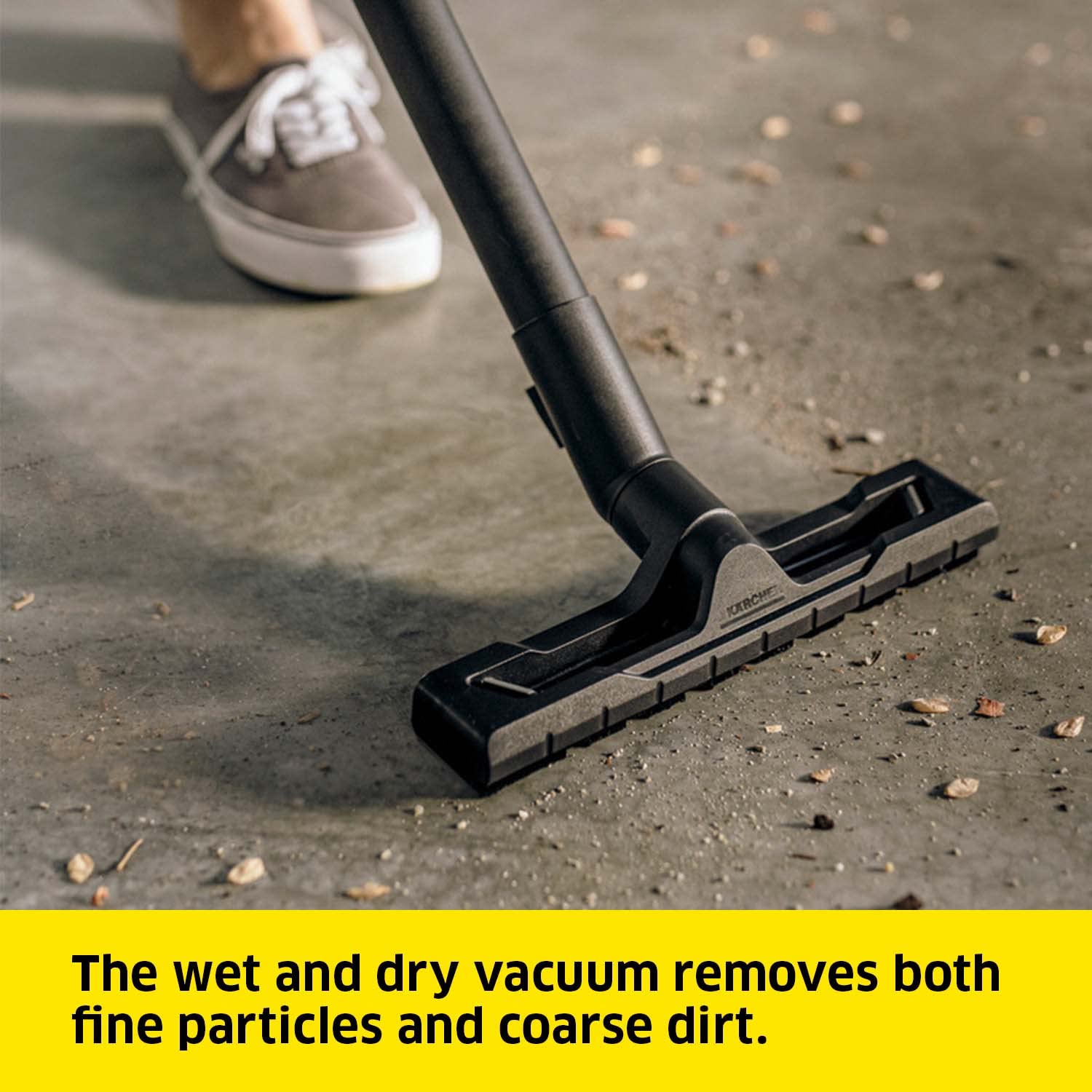 Wet And Dry Vacuum Cleaner 12L 1000W Blowing Function Yellow