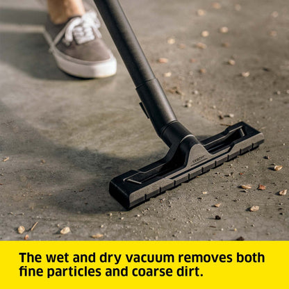 Wet And Dry Vacuum Cleaner 12L 1000W Blowing Function Yellow