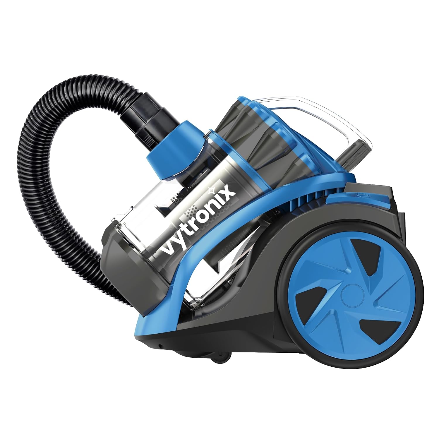 Bagless Cylinder Vacuum Cleaner 800W 2L HEPA Filter Graphite Blue