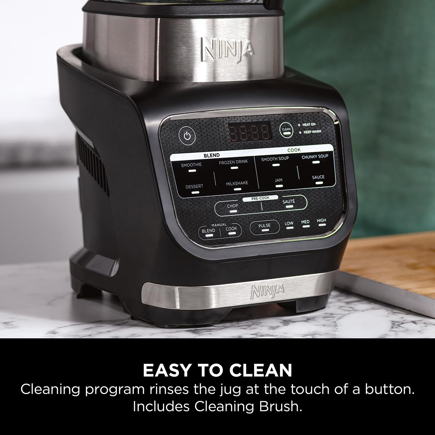 Blender & Soup Maker 1.7L 1000W 10 Auto-iQ Programs Black