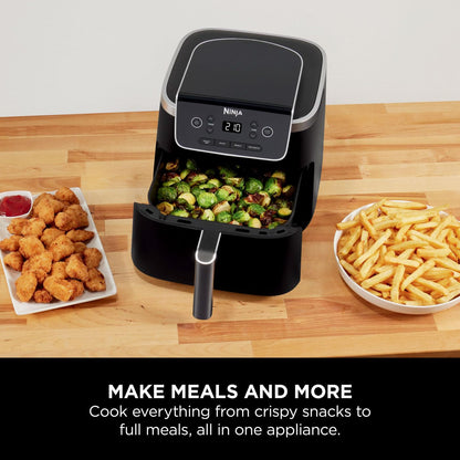 Air Fryer 4.7L 2000W 4 Functions Digital Touch Black