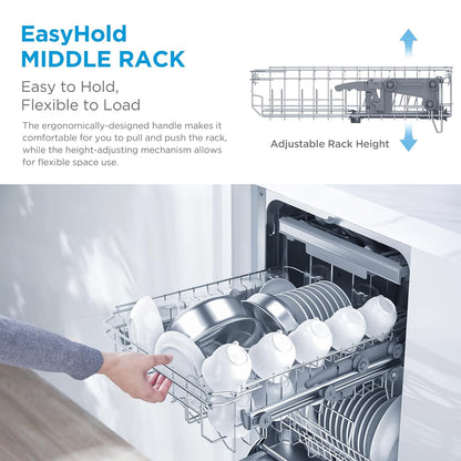 Freestanding Dishwasher 10 Place Settings 45cm Stainless Steel