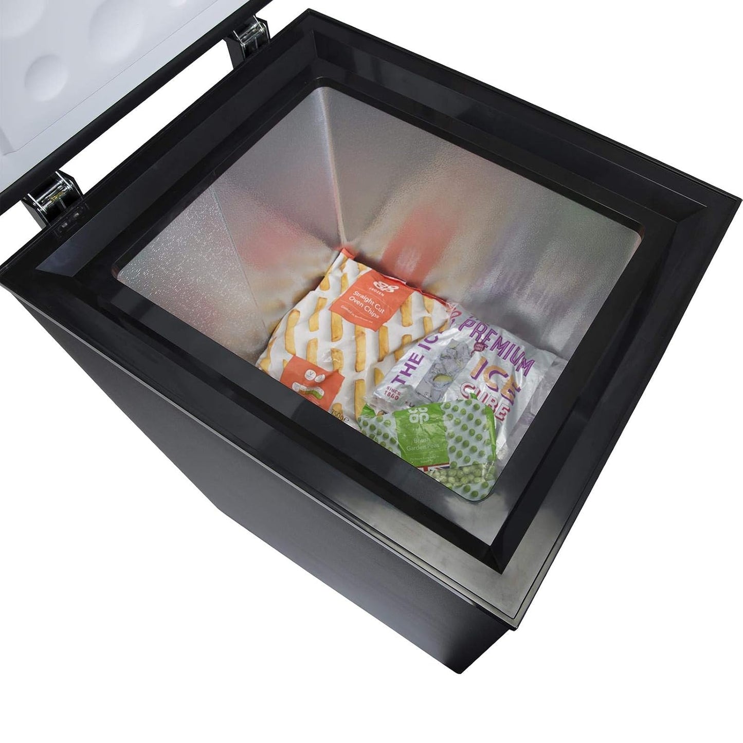 Chest Freezer 95L Slimline 47.5cm Manual Defrost Black