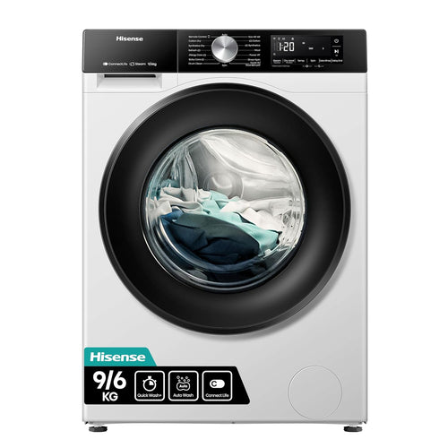 Washer Dryer 9Kg 6Kg 1400Rpm Steam Quick Wash Wifi White