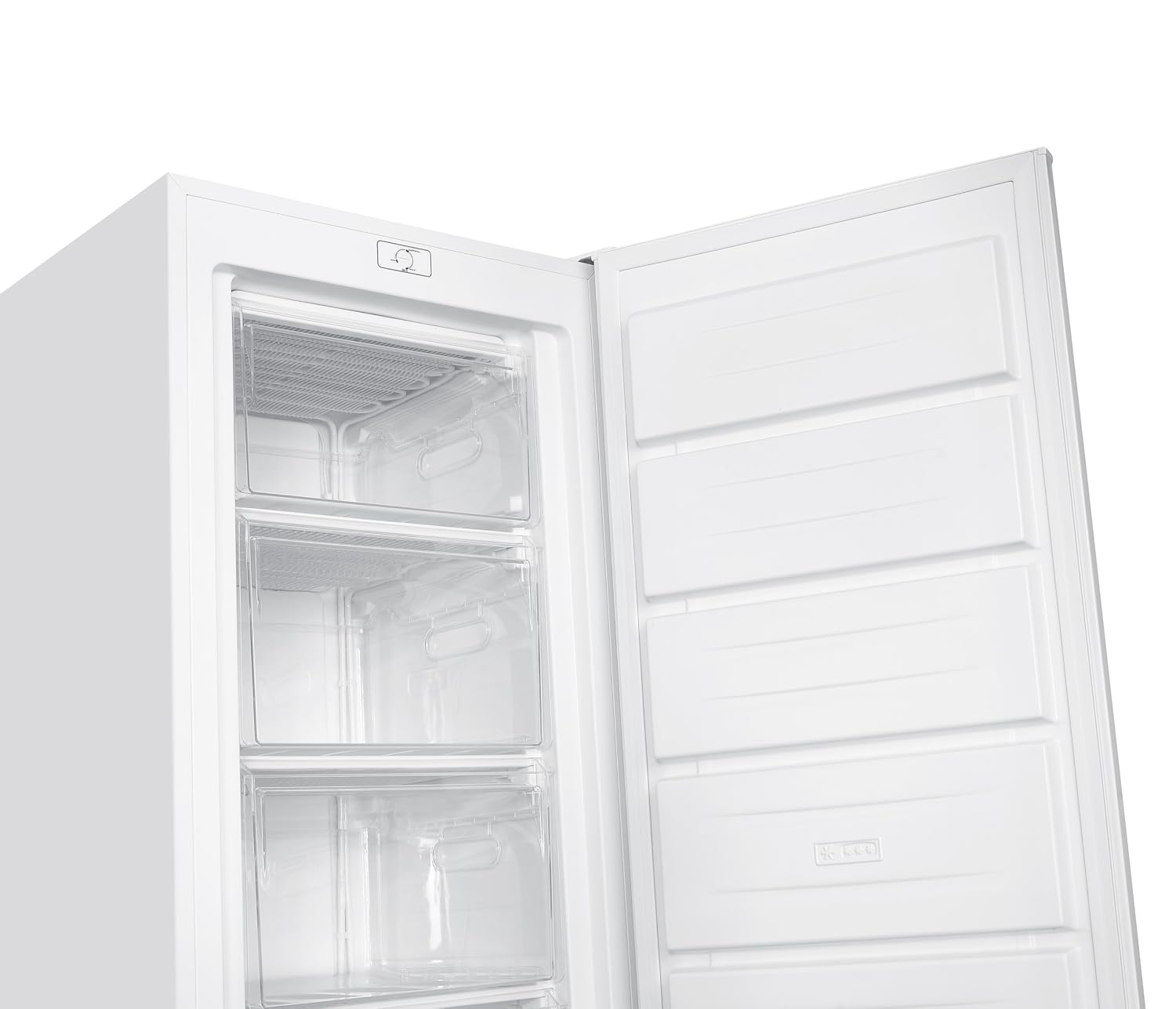 Upright Freezer 168L 5 Drawers Mechanical Control Freestanding White