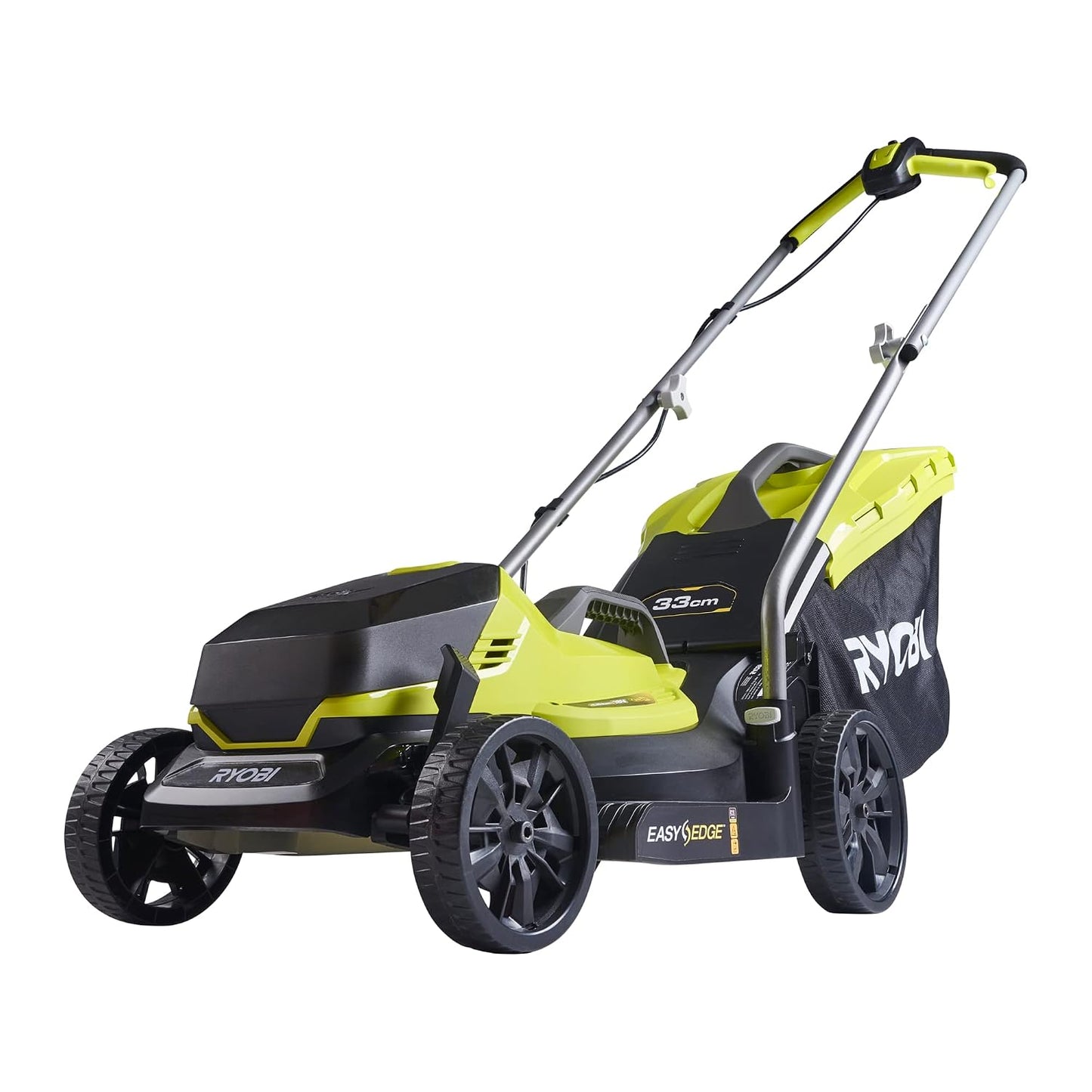 Cordless Lawnmower And Grass Trimmer Twin Kit 33cm 25cm 18V Green