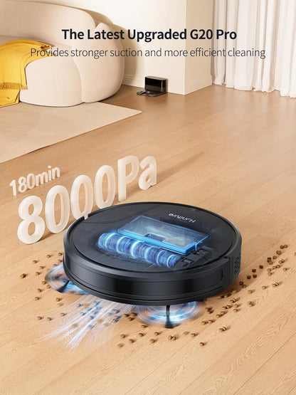 Robot Vacuum And Mop 8000Pa Suction G20 PRO