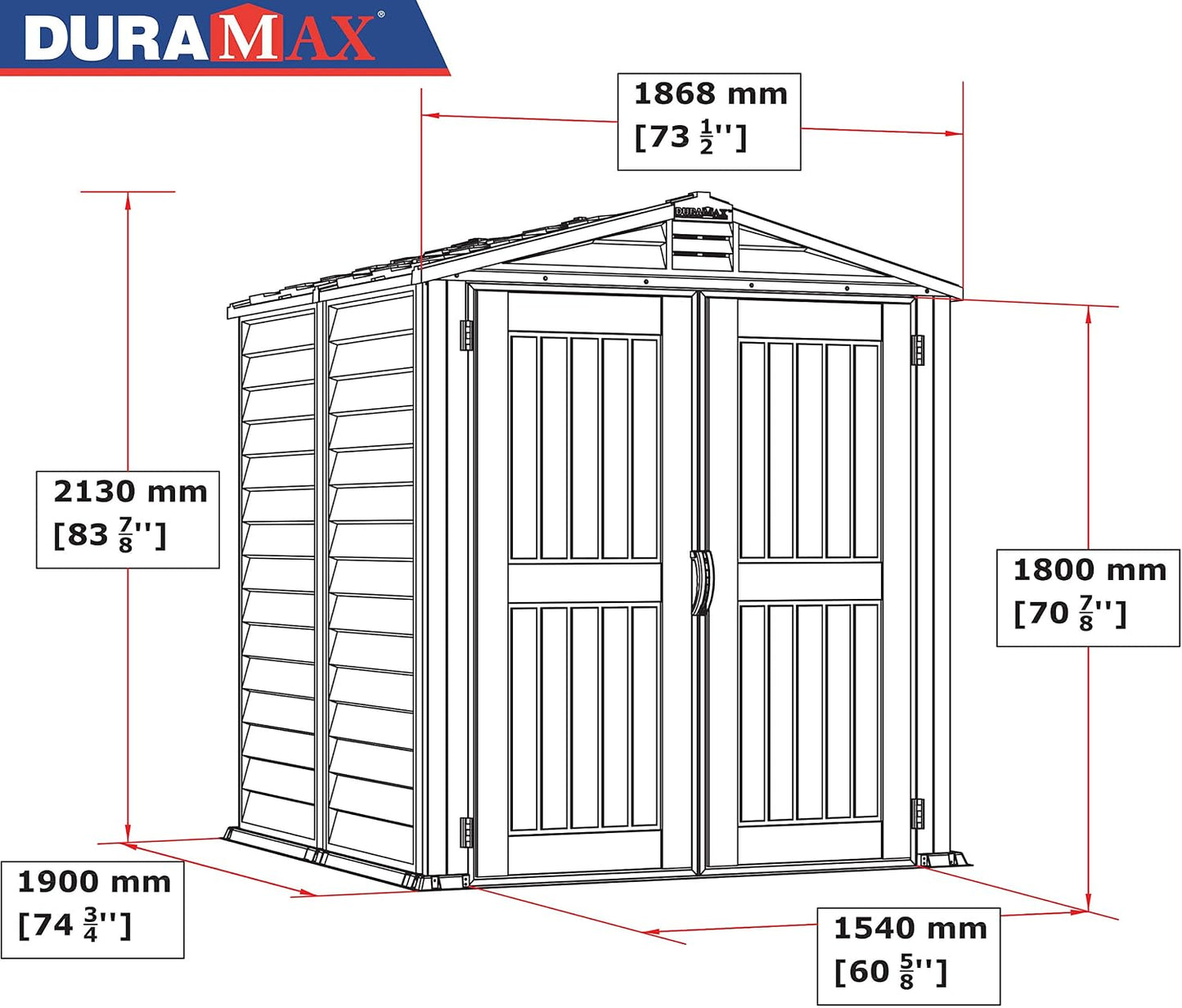 Plastic Garden Storage Shed 6 X 6 Ft Dark Grey Adobe Metal Roof