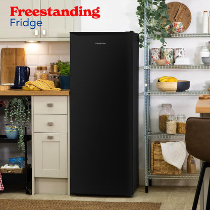 Freestanding Larder Fridge 242L 55cm 143cm Black