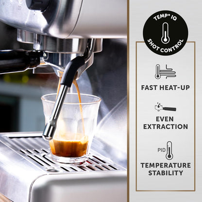 Espresso Machine 2.8L 15 Bar Integrated Grinder Stainless Steel