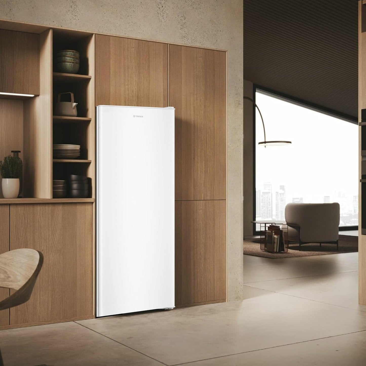 Upright Freezer 170L 200W E Rated 5 Shelves White