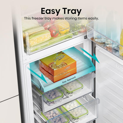 Freestanding Fridge Freezer 256L 50/50 Frost Free White