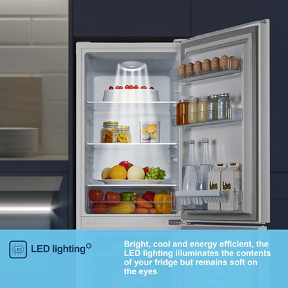 Freestanding Fridge Freezer 175L 60/40 Split E Rated White Reversible Door
