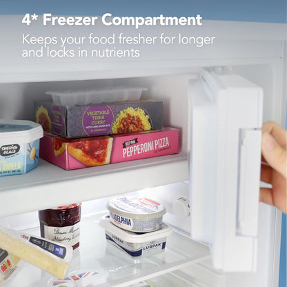 Under Counter Fridge 97L Freestanding With Reversible Door White
